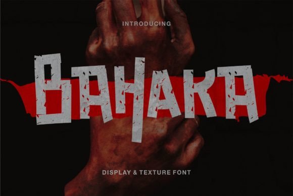 Bahaka: A Grunge Display Font for Standout Branding