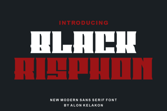 Black Risphon: A Bold, Contemporary Display Font for Editorial Clarity