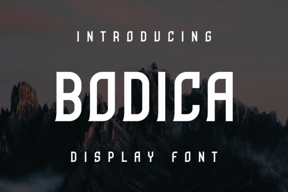 Bodica: A Standout Display Font for Bold Creative Projects