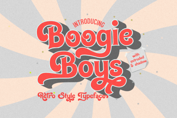 Boogie Boys: A Retro Display Font That Elevates Your Brand