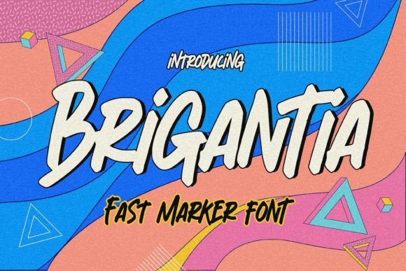 Brigantia: A Fast Marker Display Font for Bold Digital Branding