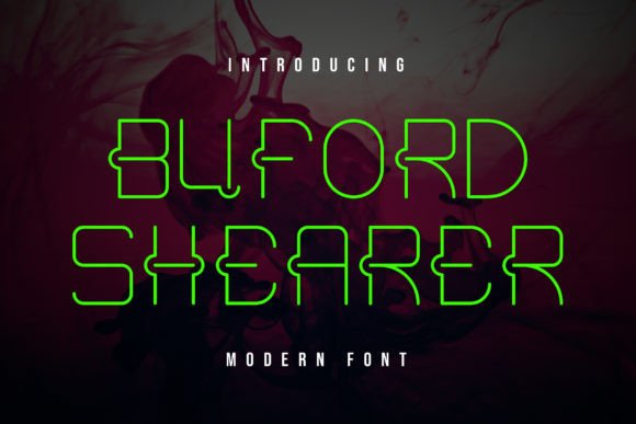 Buford Shearer: A Sharp, Modern Display Font for Impactful Design