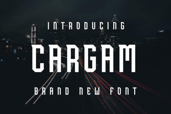 Cargam: A Distinctive Display Font for Creative Branding