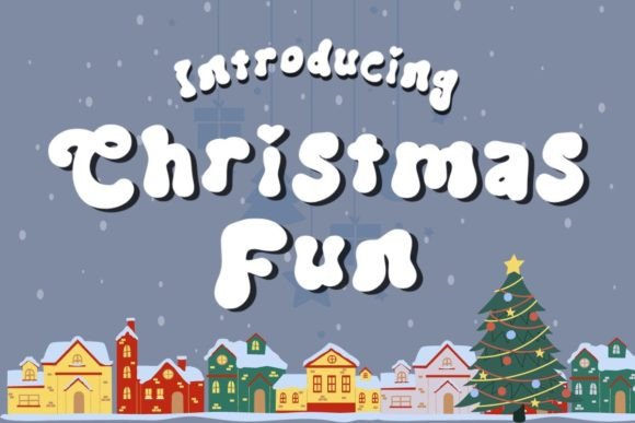 Christmas Fun Duo: A Festive Display Font for Campaigns