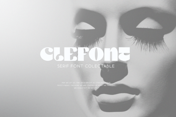 Clefont Display Font for Creative Makers