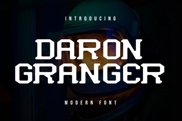 Daron Granger Display Font for Modern Handmade Brands