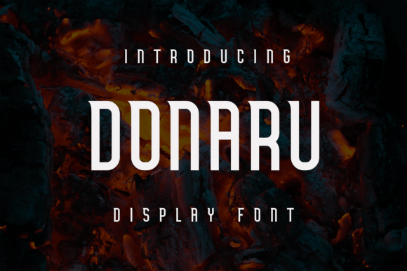 Donaru: A Cool and Modern Display Font for Bold Branding
