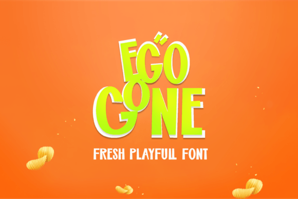 Egogone: A Playful Display Font for Kids’ Brands