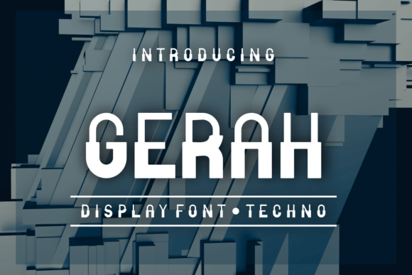 Gerah: A Bold, Modern Display Font for Designers
