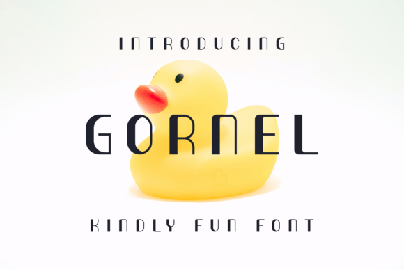 Gornel: A Distinctive Display Font for Editorial Design