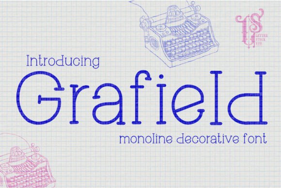 Grafield: A Friendly Monoline Display Font for Warm, Personal Design