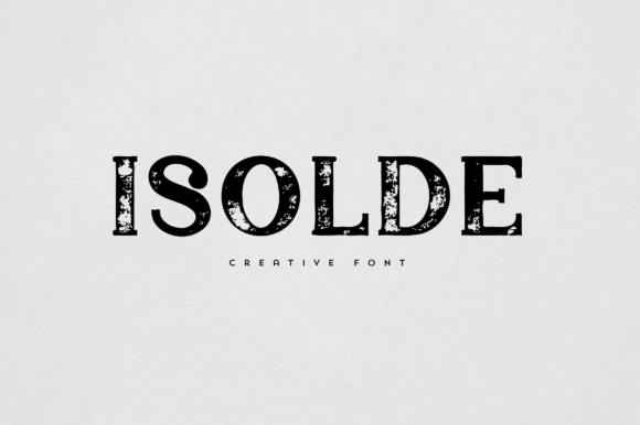 Isolde Font: Elegant Display Fonts for Handmade Brands