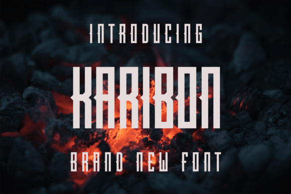 Karibon Display Font for Bold Brand Identity