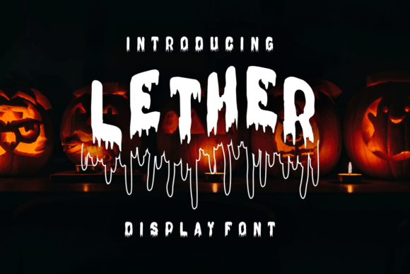 Lether Display Font for Modern Digital Branding