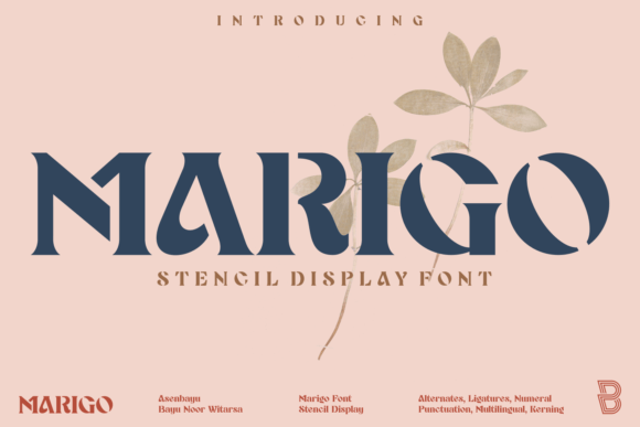 Marigo Display Font for Professional Small Business Branding