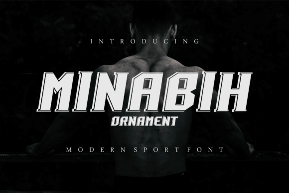 Minabih Ornament Font for Bold, Memorable Branding