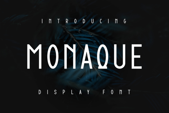 Monaque Display Font for Handmade Creators