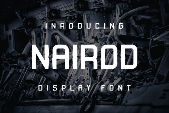 Nairod Display Font for Creative Branding Projects