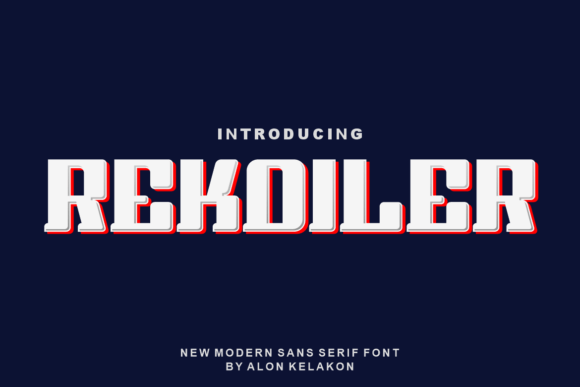 Rekoiler: A Bold and Cool Display Font for Modern Web Design