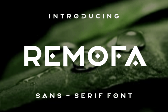 Remofa Display Font for Bold, Clear Campaign Headlines