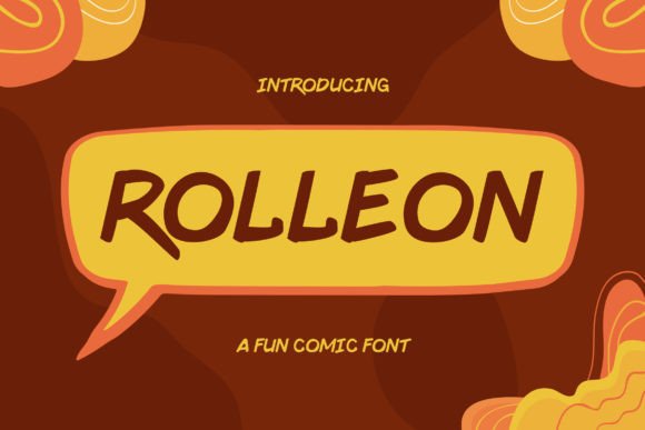 Rolleon: A Fun Comic Display Font for Bold Digital Branding