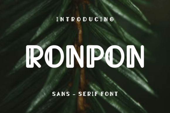 Ronpon: A Thoughtful Display Font for Editorial Design