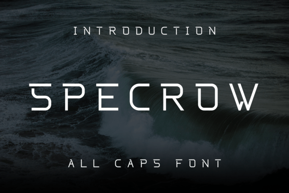 Specrow Display Font for Handmade Creators