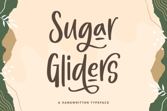 Sugar Gliders Handwritten Font for Digital Design
