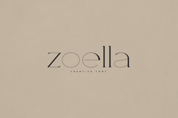 Zoella Font for Elegant Branding and Home-Ware Design